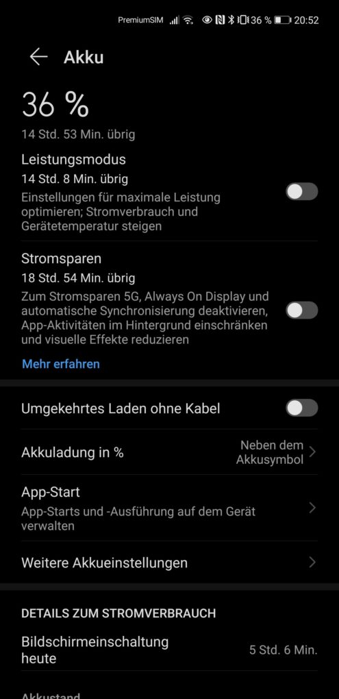 Huawei Mate 40 Pro Screen-On-Time