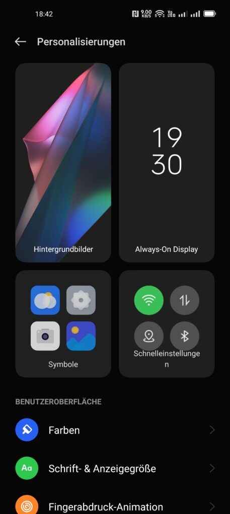 OPPO ColorOS 12 Personalisierung 2.0