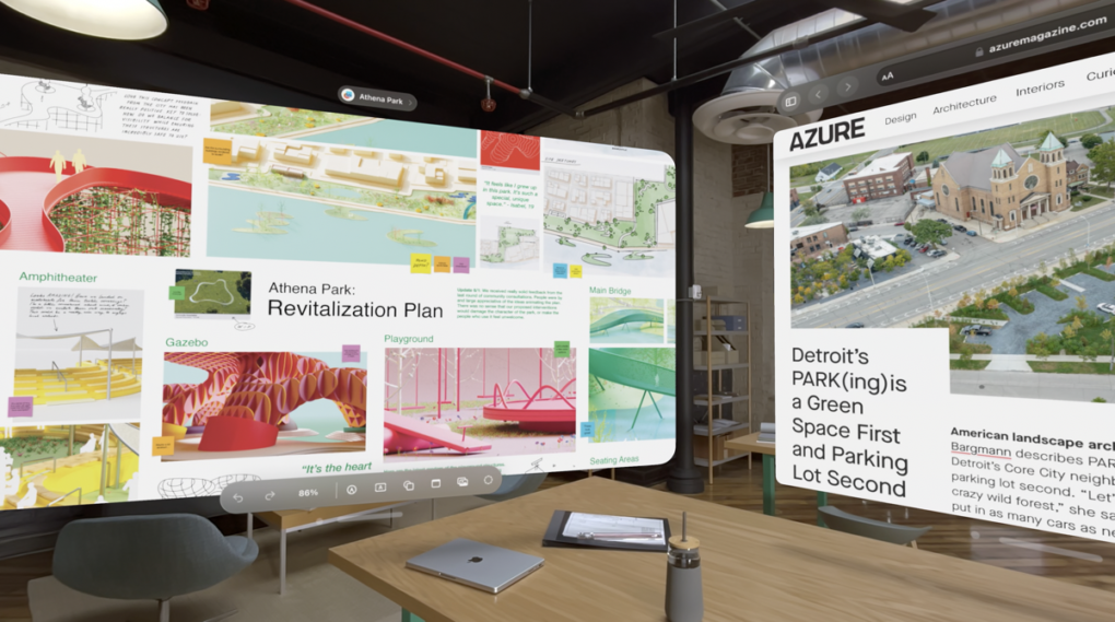 Apple Vision Pro Multitasking